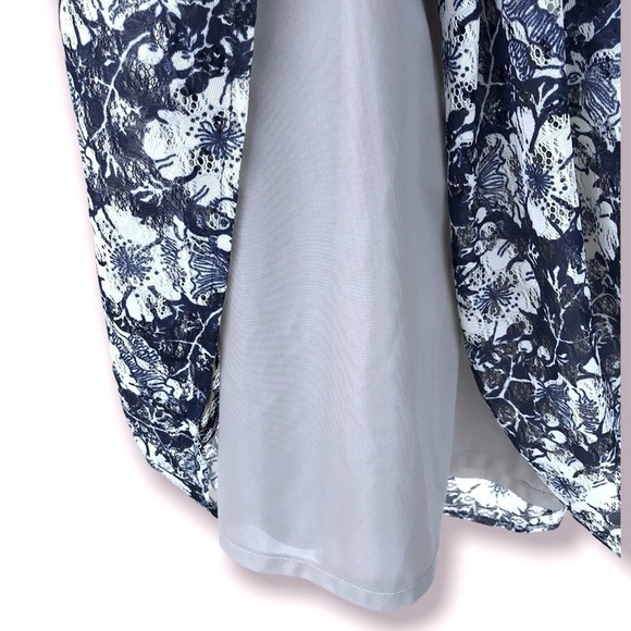 Vintage Kati at Laura Phillips Floral Midi Dress Size L - Picture 3 of 10